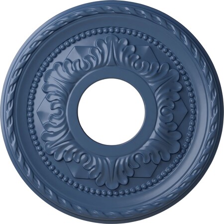 Ekena Millwork Palmetto Ceiling Medallion (Fits Canopies up to 4 7/8"), 12 1/8"OD x 3 1/2"ID x 1"P, Americana CM12PMAMF